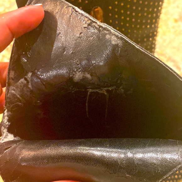 Black and Gold studded booties - Picture 4 of 7